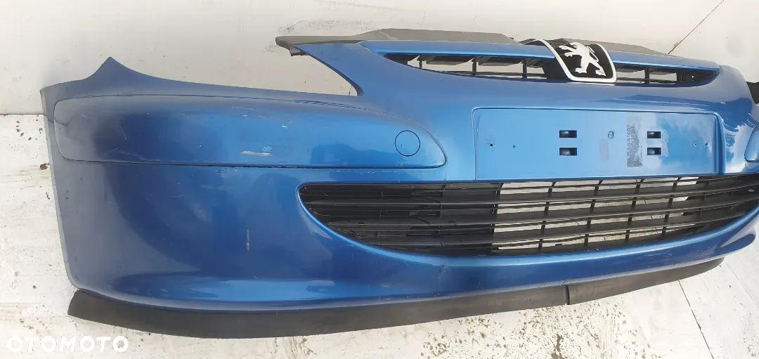 PEUGEOT 307 ZDERZAK PRZEDNI PRZÓD GRILL ORYGINAŁ - 2