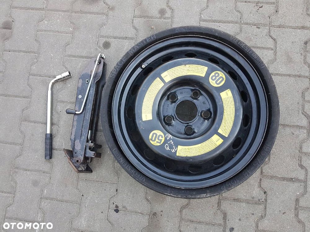 AUDI Q7 4L 05-15r KOŁO DOJAZDOWE 18 5X130 4L0601027A LEWAREK KLUCZ - 1