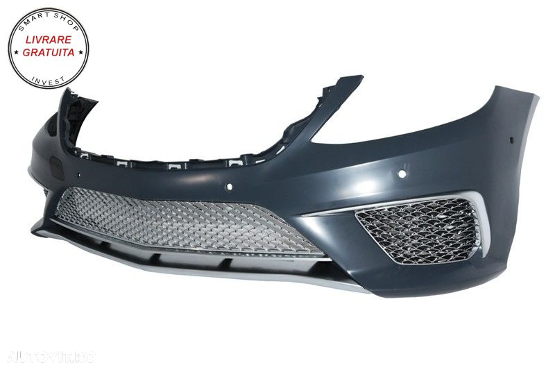Pachet exterior Bara Fata cu Praguri Laterale Mercedes S-Class W222 (2013-06.2017)- livrare gratuita - 2
