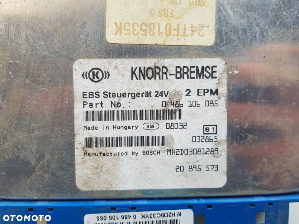 STEROWNIK MODUŁ EBS VOLVO RENAULT PREMIUM DXI 20895573 - 2