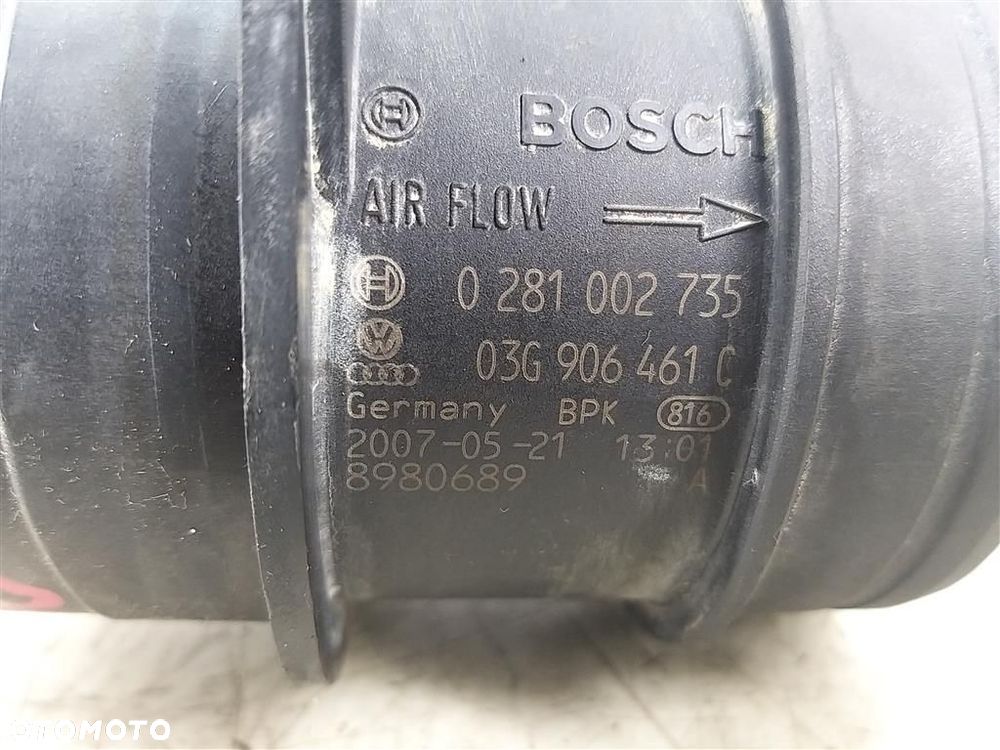 Przepływomierz powietrza VW Transporter T5 2003-2009 0281002735 - 6