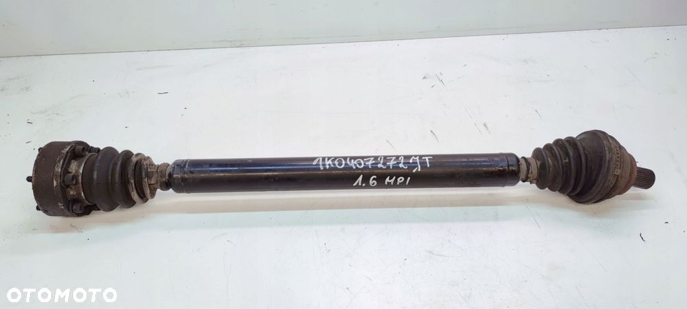 PÓŁOŚ PRAWA AUDI A3 8P VOLKSWAGEN SEAT SKODA 1.6 MPI BGU BSE 1K0407272JT - 1