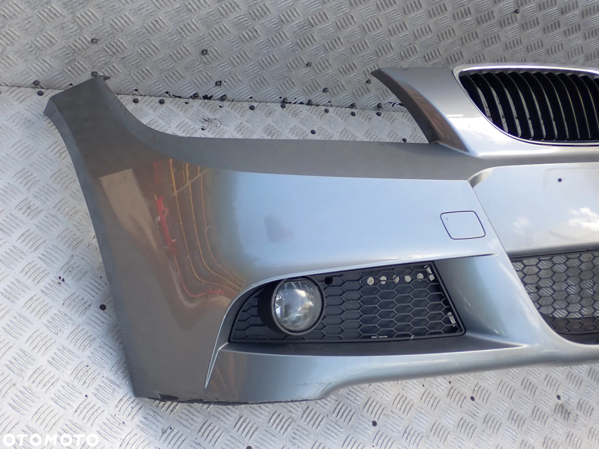ZDERZAK PRZEDNI BMW SERIA 3 E90 E91 M-PAKIET LIFT 51117891386   SPARKLING GRAPHITE M /SCHWARZ - 2