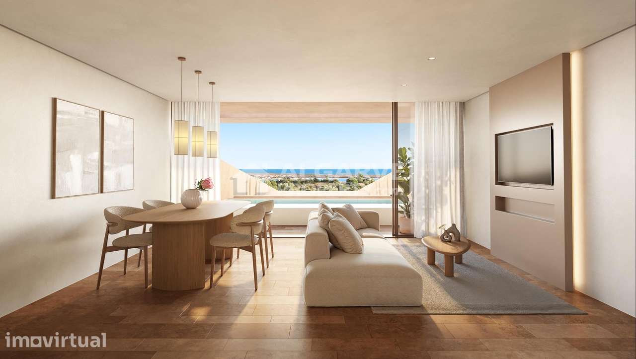 Apartamento de Luxo T1 com Vista Mar à Venda em Resort no Algarve - Grande imagem: 5/14