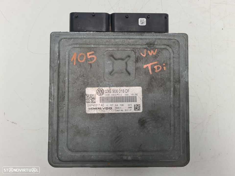 CENTRALINA SIEMENS VDO ORIGINAL | REF: 03G906018DF | VW VOLKSWAGEN GOLF 2.0 GT TDI; - 2