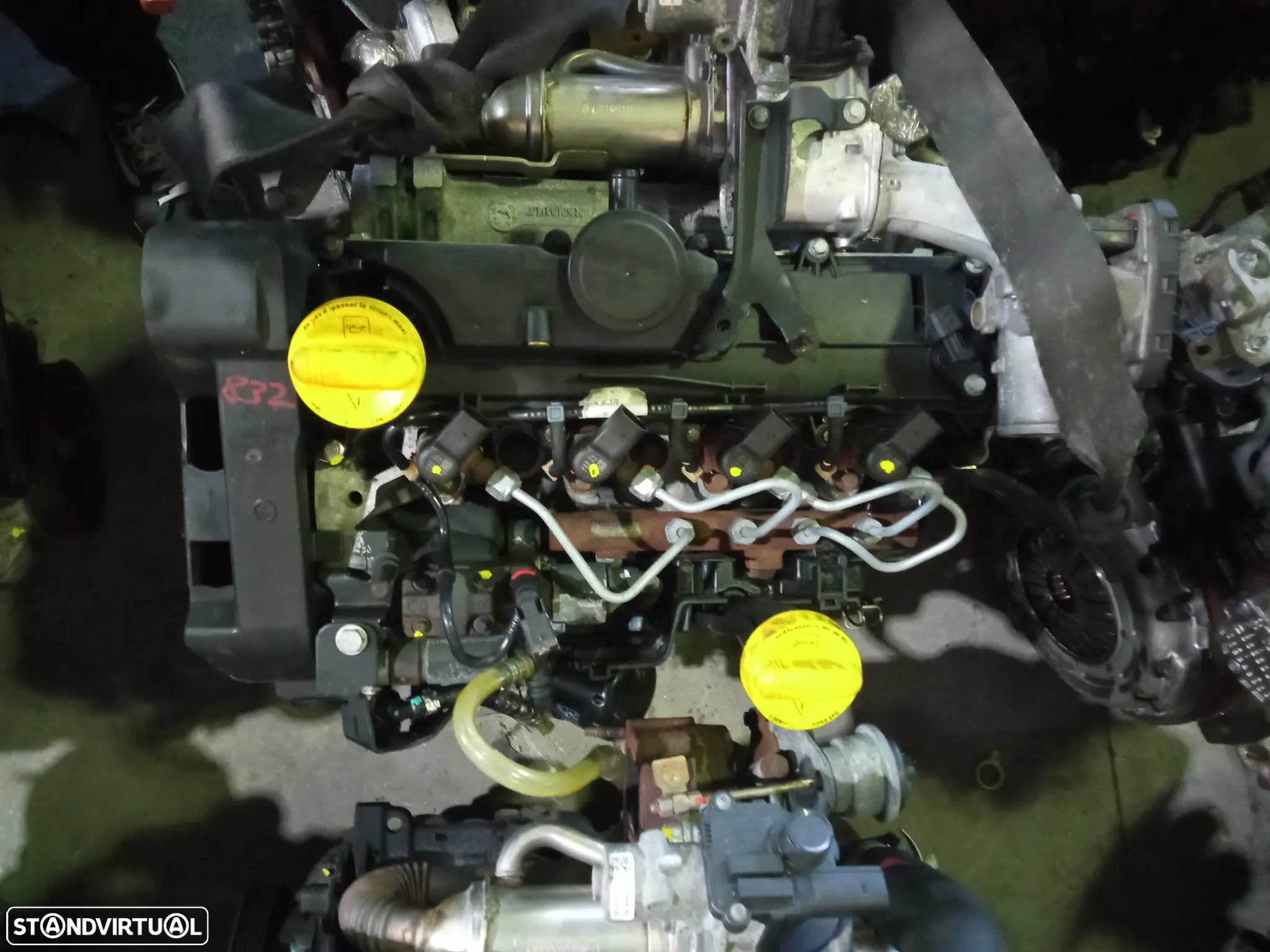 Motor Renault Megane 1.5 DCi 105cv REF: K9k 832 - 4