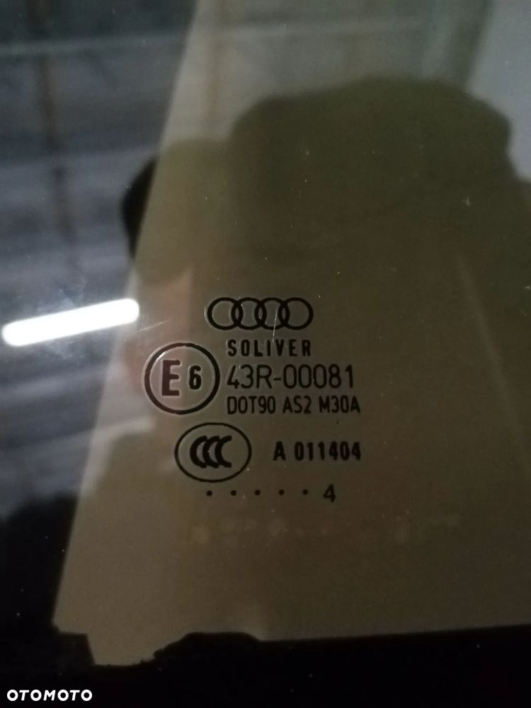Mechanizm podnośnik szyby ramka lewy tył Audi A6 C6 Sedan - 6