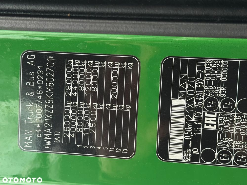 MAN 26.420 6x2 Hakowiec 2018 - 14