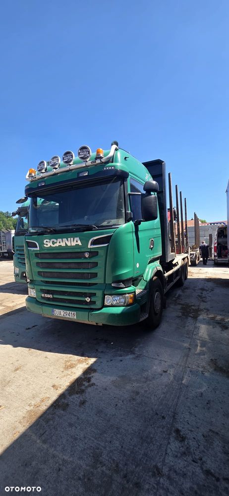 Scania R580 6x4 do lasu przewozu drewna - 1