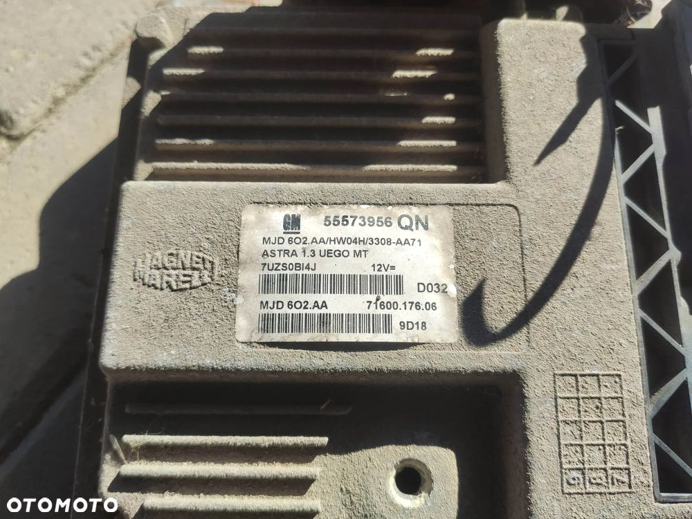 Komputer Sterownik Silnika OPEL ASTRA H 1.3 CDTI 55573956 QN MJD 602 - 2