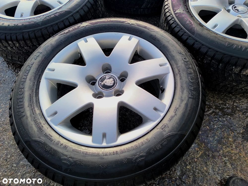 5x112 FELGI Aluminiowe Alufelgi 16 Koła Zimowe Zima VW PASSAT B5 B6 B7 GOLF 5 V 6 VI CADDY JETTA TOURAN SHARAN II 2 TIGUAN SKODA OCTAVIA II 2 III 3 SUPERB YETI KAROQ SEAT ATECA ALHAMBRA II 2 EXEO ALTEA LEON TOLEDO AUDI A3 8P 8V A4 B5 B6 B7 A6 C5 C6 Q2 6,5mm Legnica ALU-RAD 215/60 - 8