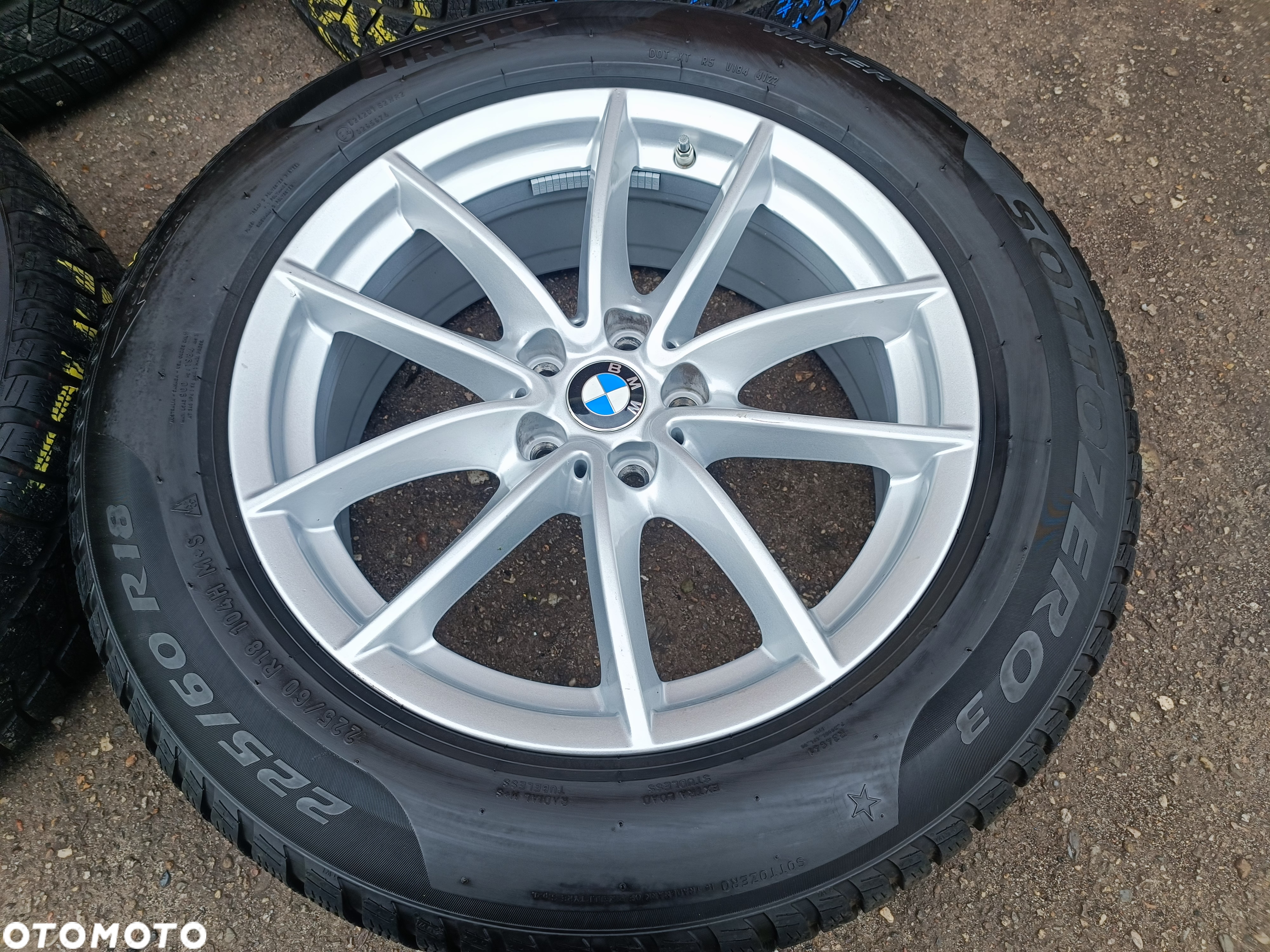5x112 Alufelgi Felgi Aluminiowe 18 Koła Zimowe BMW X3 G01 X4 G02 2 G42 3 G20 G21 4 G22 G23 4GT G26 5 G30 G31 6 G32 7 G11 G12 Mercedes Audi 225/60 7,5mm - 2