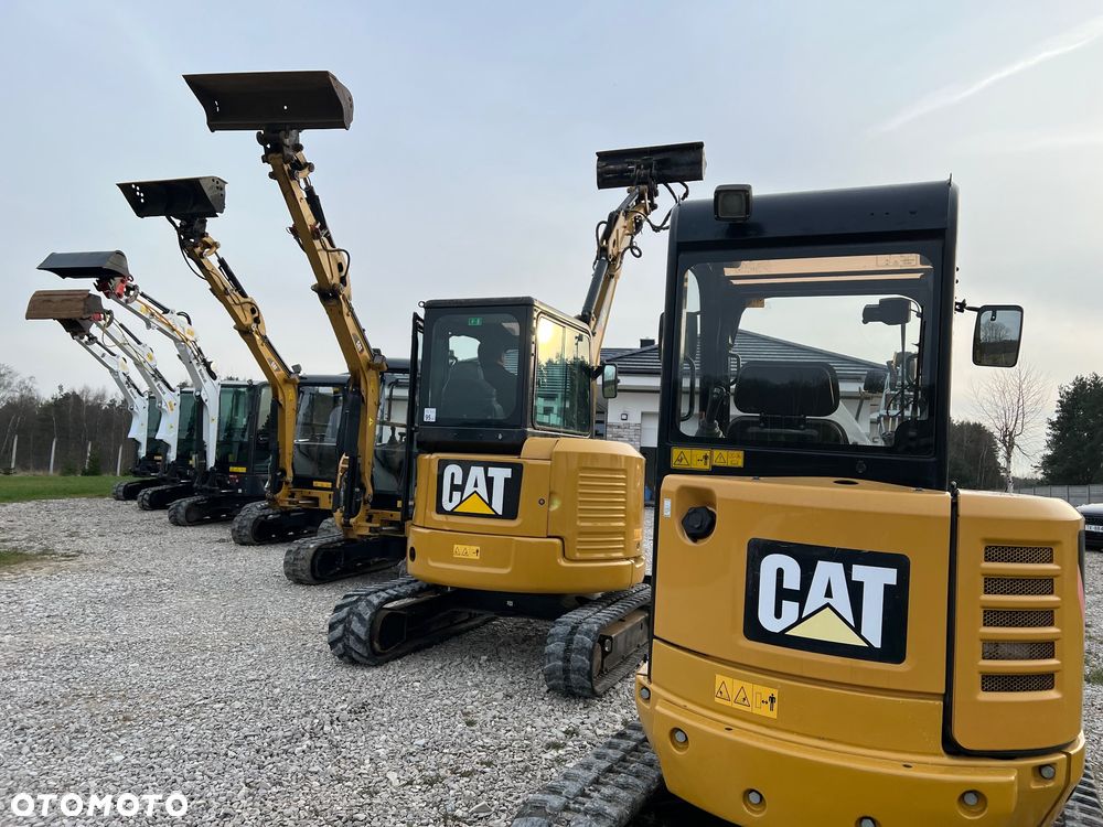 Caterpillar Minikoparka Cat 302.7 3xłyżki Skarpowa hydrL\P dodatkowe linie hydrauliczne szybkozłącze Gąsienice jak Nowe WIDŁY WIERTNICA za dopłatą - 36