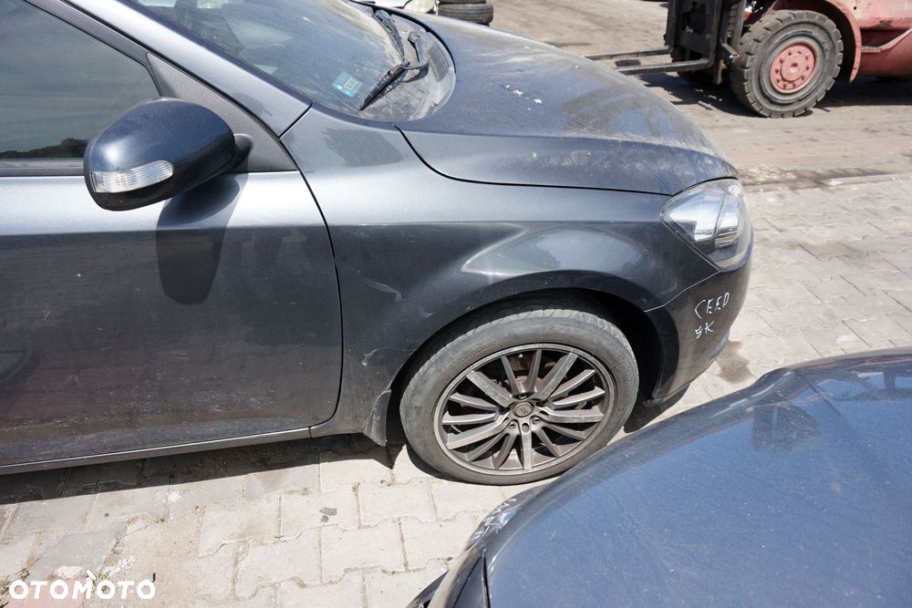 MASKA ZDERZAK BŁOTNIKI LAMPY CEED I LIFT 5K  KIA 2009-2012 CZARNY PRZÓD KOMPLETNY - 14
