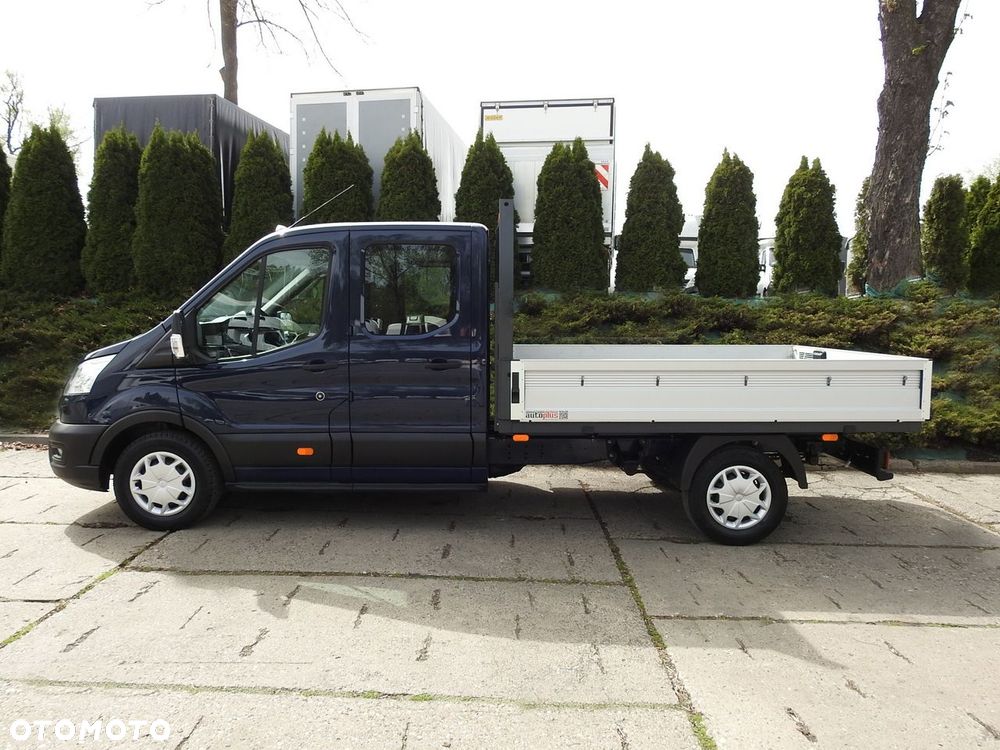Ford TRANSIT SKRZYNIA PODWÓJNA KABINA DOKA 7 MIEJSC TEMPOMAT KLIMATYZACJA LEDY  130KM - 9