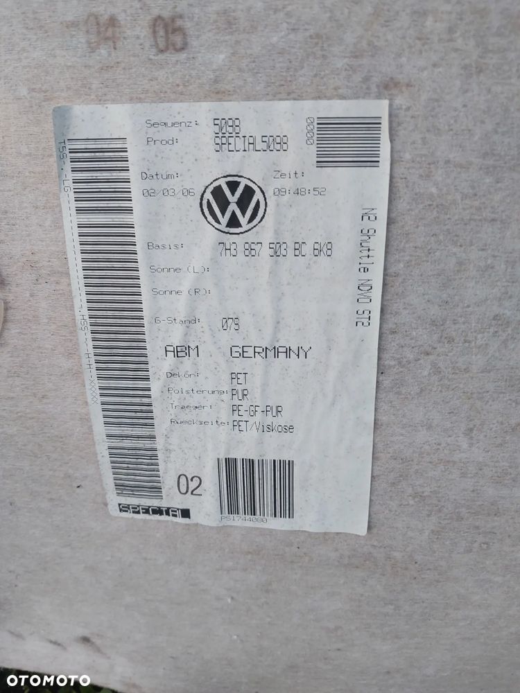 Podsufitka vw t5 t6 wersja długa - 3