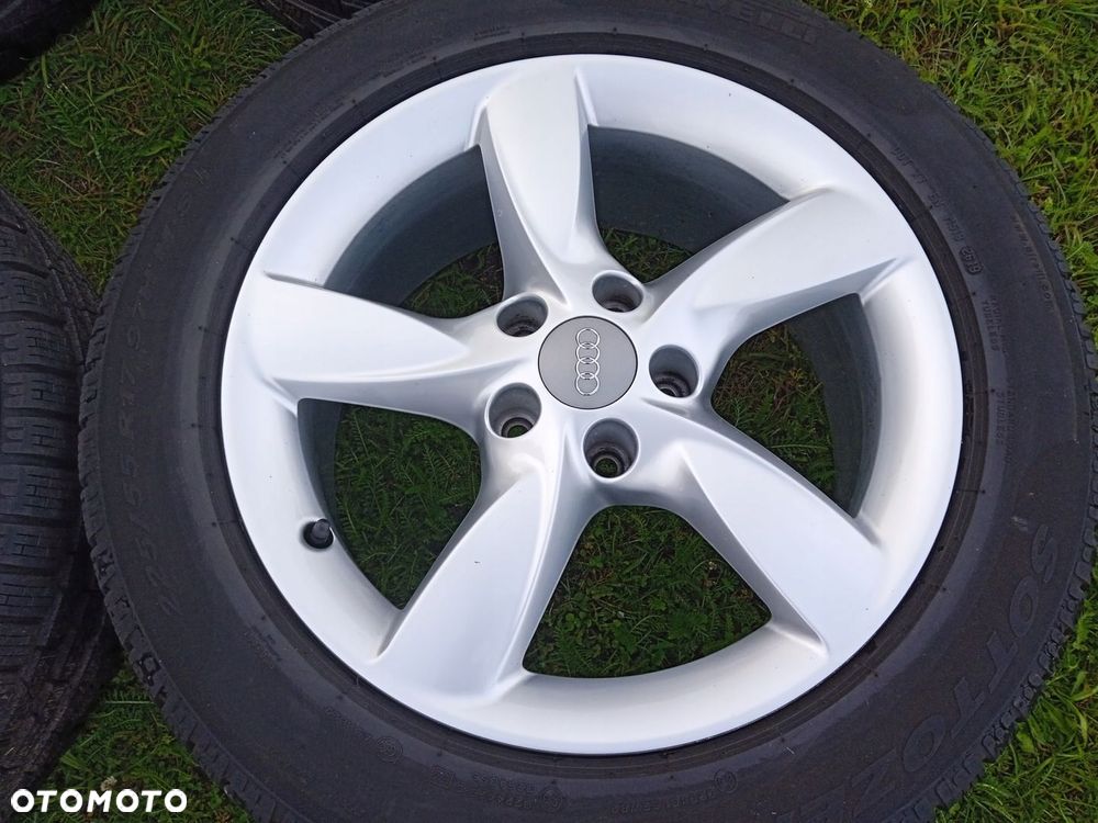 Felgi aluminiowe 5x112 Audi A6 C7 4G Q3 8U A4 A3 A8 100 Q2 Q3 opony zima - 3