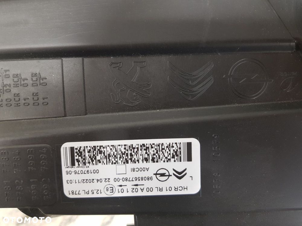 LAMPA LEWA PRZEDNIA ZAFIRA C LIFE EXPERT III JUMPY III PROACE 9808567780 - 7