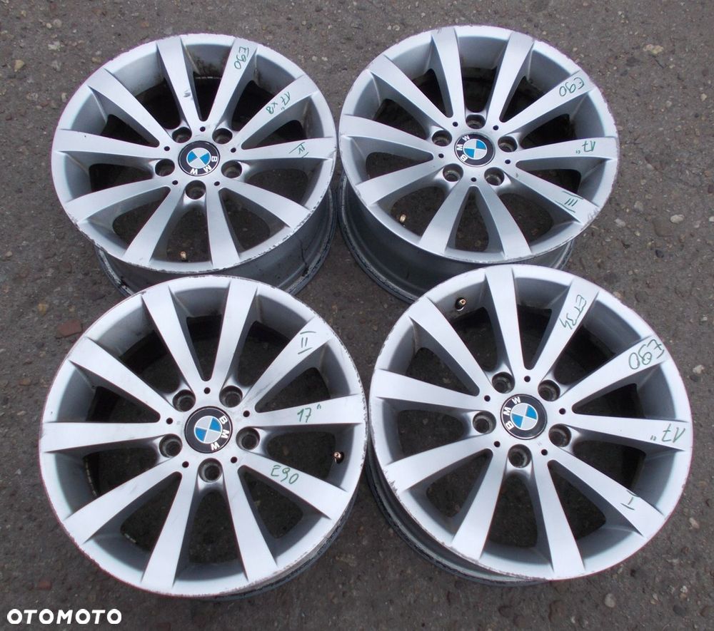 BMW E90 FELGI ALUMINIOWE 8JX17 ET34 6783631 KOMPLET - 2