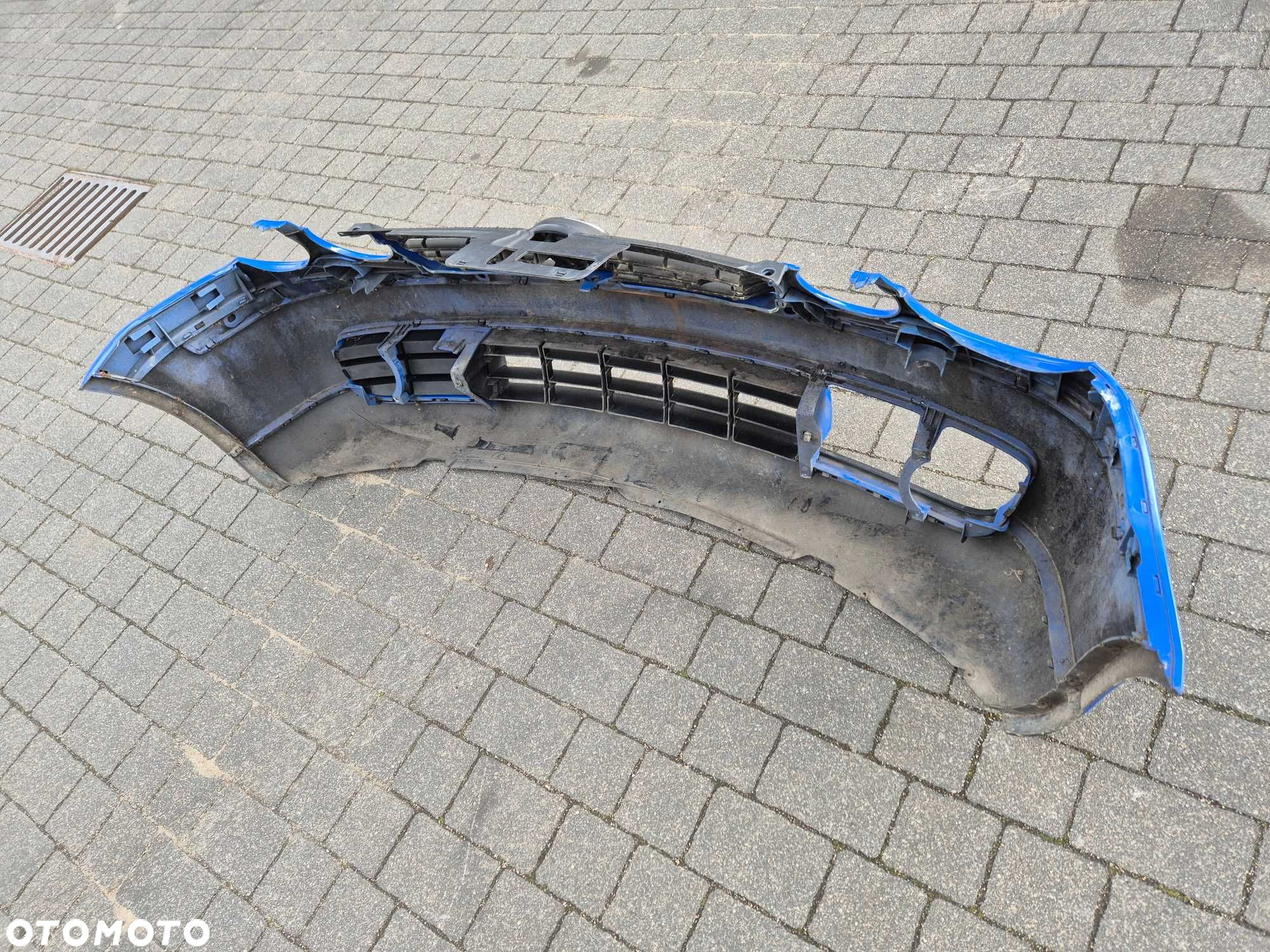 vw polo 9n oko okular zderzak przód przedni grill niebieski komplet - 7