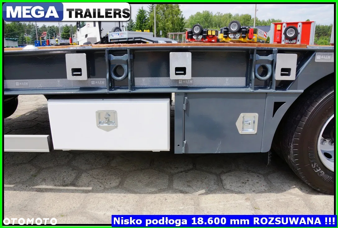 Mega Nisko-podwoziowa dł. 18,60 Mm, ROZSUWANA - KONTENERY 20, 30, 40 Ft !!! - 31