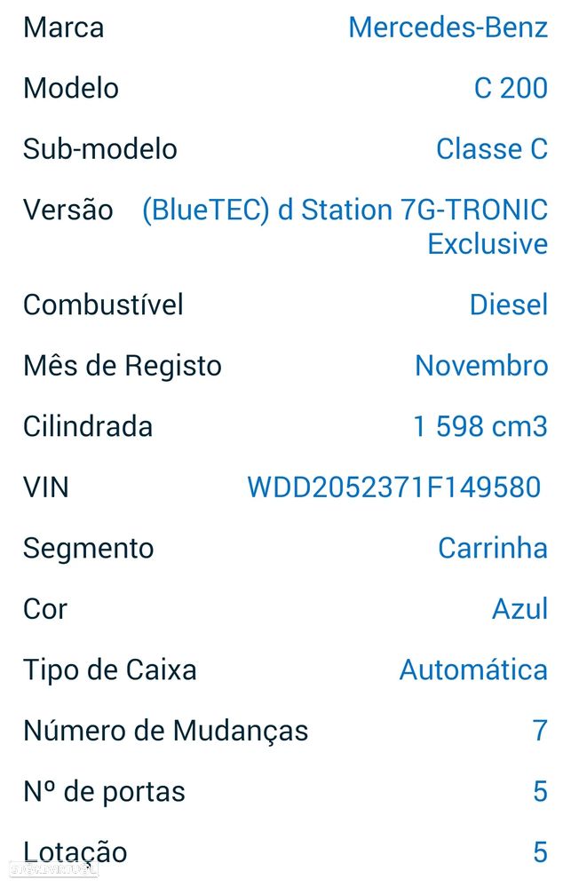 Mercedes-Benz C 200 (BlueTEC) d Station 7G-TRONIC Exclusive - 6