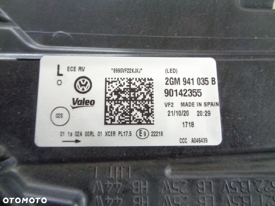 VW T-CROSS LAMPA LEWA PRZÓD EUROPA - 3