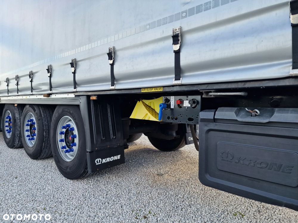 Krone Naczepa FIRANKA - ŁADNA RAMA - SAF - KOSZ PALETOWY - 9