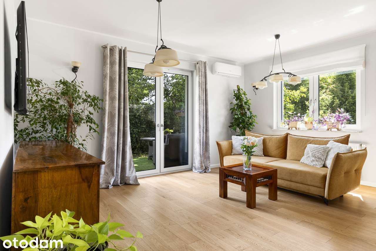 3 pokoje z ogrodem 42 m² | kameralny budynek | Klecina