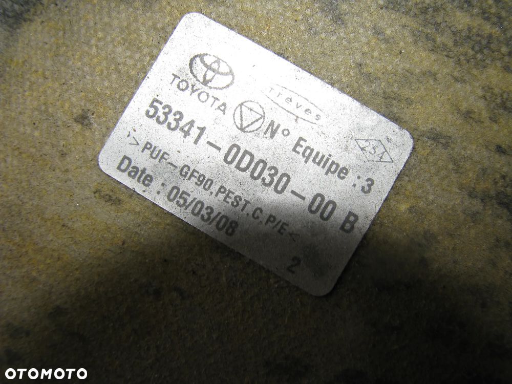 WYGŁUSZENIE MASKI TOYOTA YARIS II ROK 53341-0D030-00B - 6