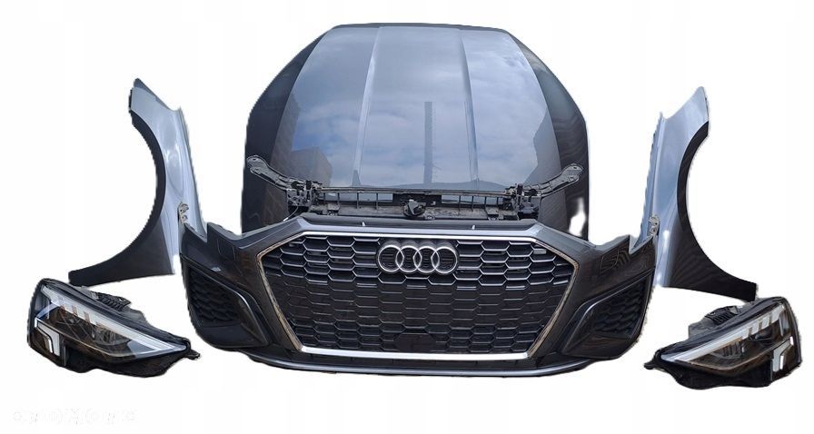 audi a3 8y 20- maska zderzak pas błotnik full led s-line lz7s - 1