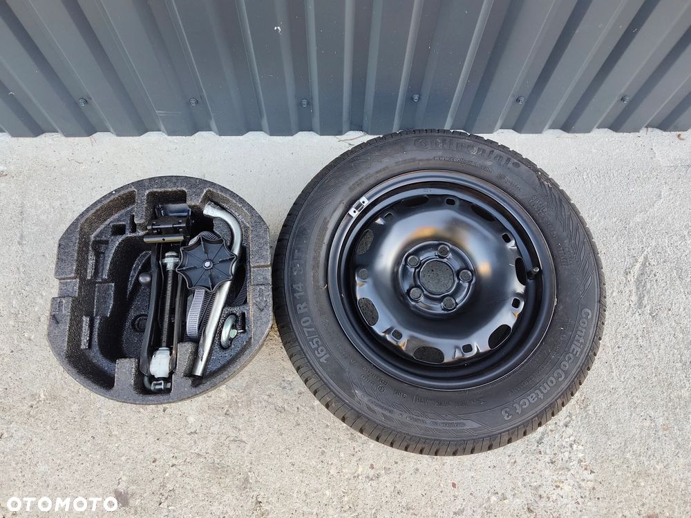 SKODA FABIA II 1.2 benzyna 07- KOŁO ZAPAS WKŁAD KLUCZ LEWAREK 5X100 - 2