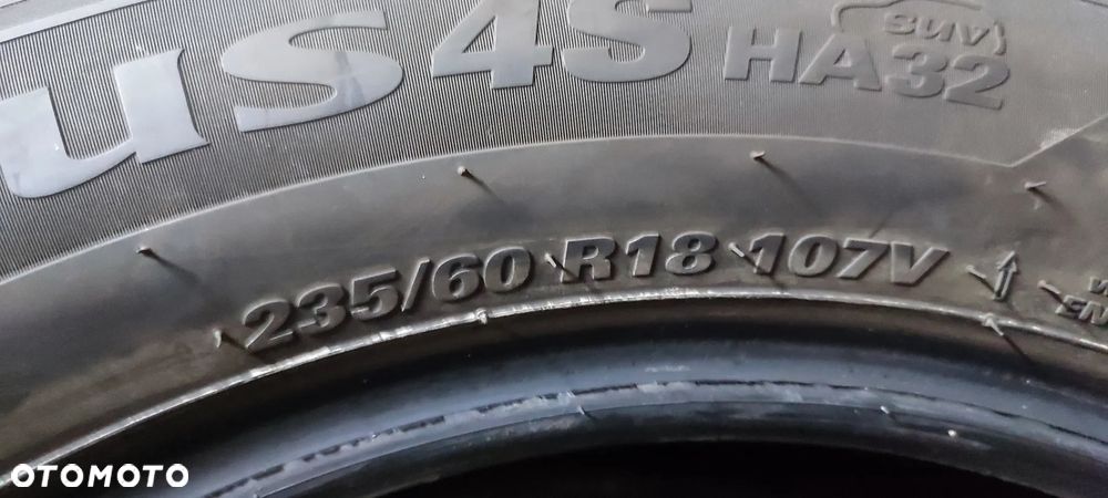 Opony Całoroczne Kumho Solus 4S 235/60/18 107V 2024-25r 4x7mm Bdb. Idealne !! Starogard Gdański - 14