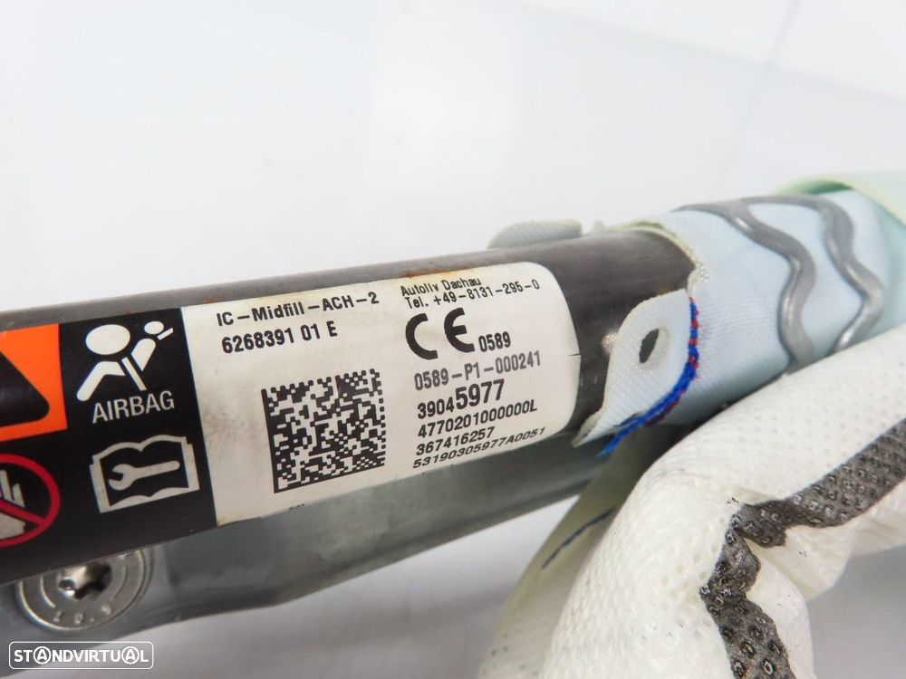 Airbag Cortina Esquerdo Usado / Original OPEL CORSA E (X15) 39045977 - 3