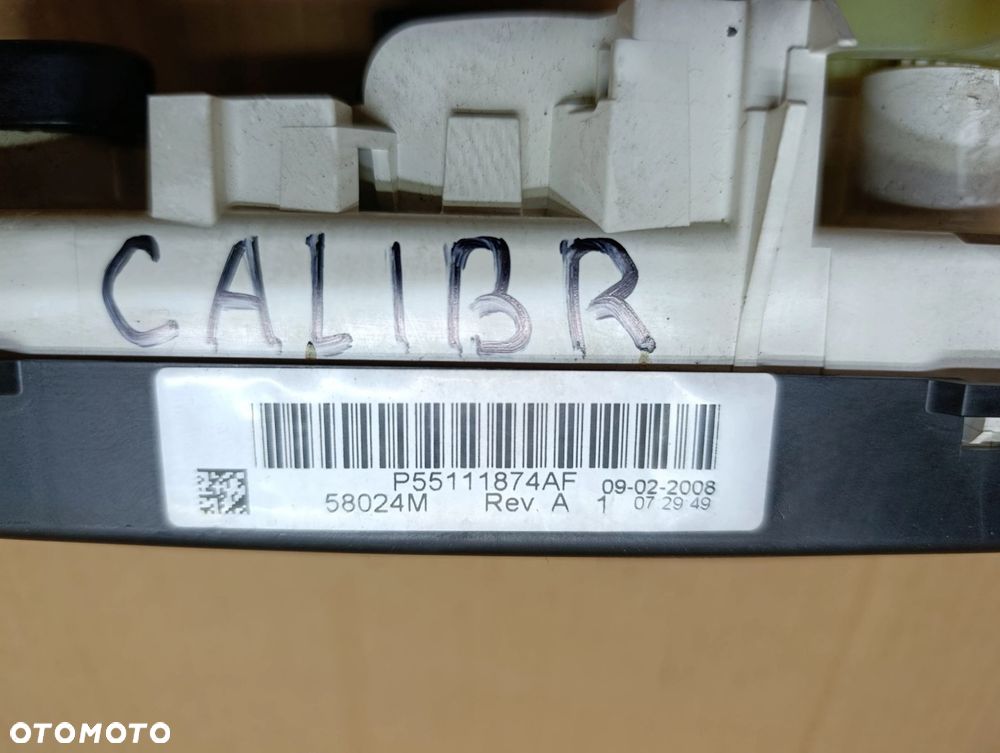 Caliber panel nawiewu EU Dodge P55111874AF - 2