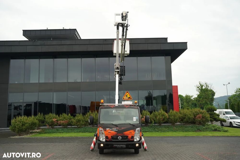 Nissan CABSTAR / ZWYŻKA 16,3 METRÓW / FRANCE ELEVATEUR /  BLIŹNIAK / UDŹWIG - 200 kg / 4 PODPORY / - 3