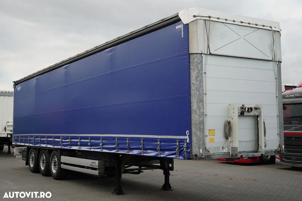Schmitz Cargobull CORTINĂ / STANDARD / REMORCA DIN OȚEL - 9 M / ACOPERIȘ CULISANT / AXĂ CULISANTĂ / 2021 - 1