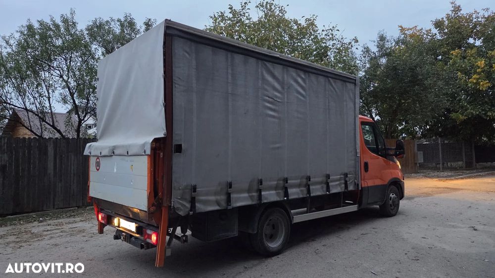 Iveco Daily 35-150 cu prelata si lift, cat B,  posibilitate leasing - 6