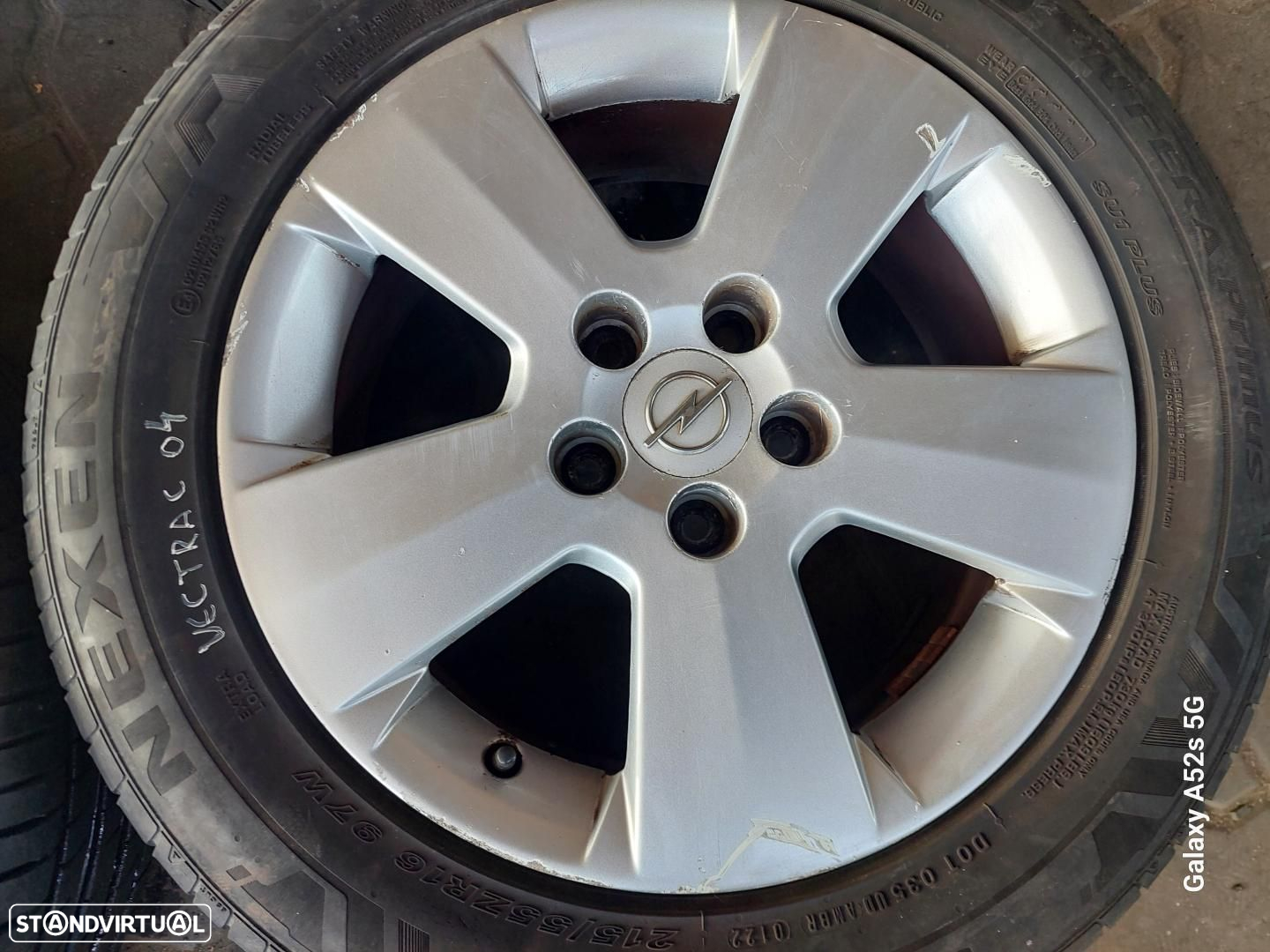 Jantes OPEL R16 com pneus 215/55 furação 5x110 - 2