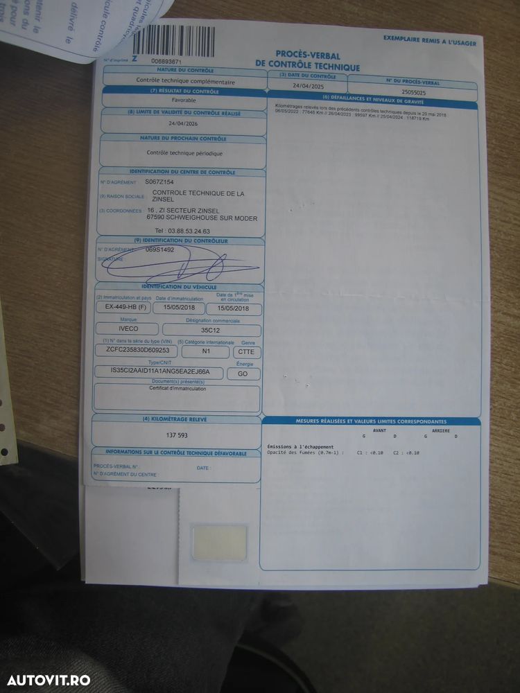 Iveco DAILY 35 C 13, 3 LOC. BASCULABIL, AC . EURO  VI . - 23