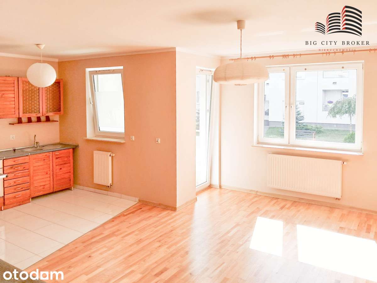 50,32 m2, ul. Gęsia, 2 balkony, m.postojowe