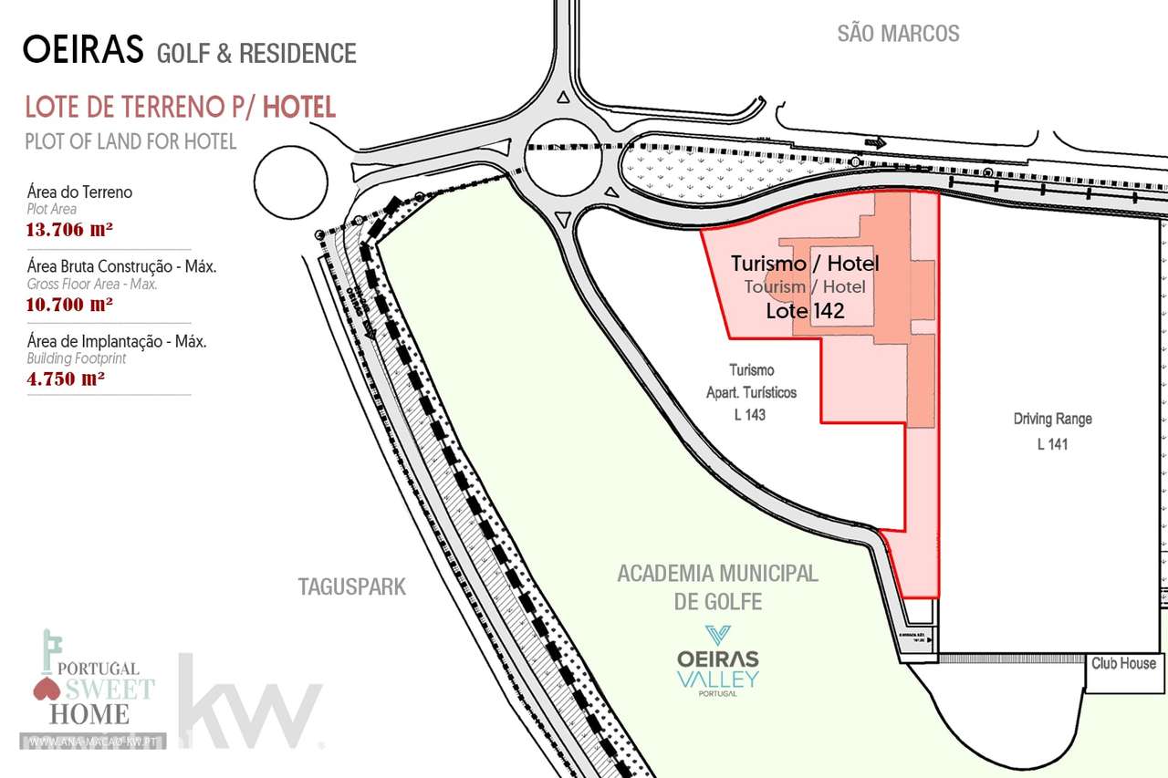 Oeiras Golf & Residence - Lote de Terreno 142-B, p/Construção de Hotel - Grande imagem: 3/20