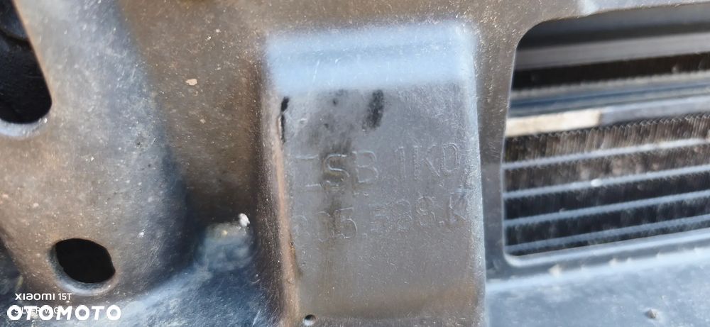 Pas przedni kompletny VW Golf 5 2.0 TDI 1.9 TDI części V chłodnica wentylator - 9
