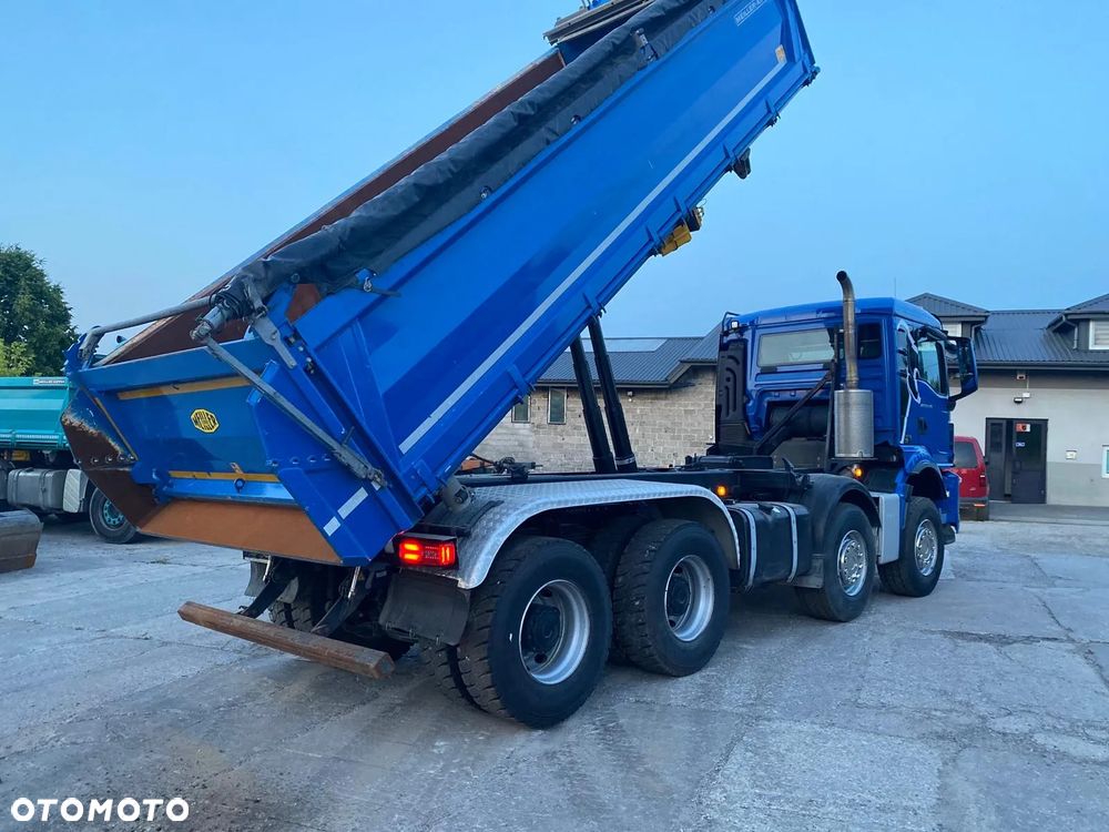 MAN TGS 35.470 8x4 Meiller Kipper + Bordmatik / Retarder / Jak Nowy - 6