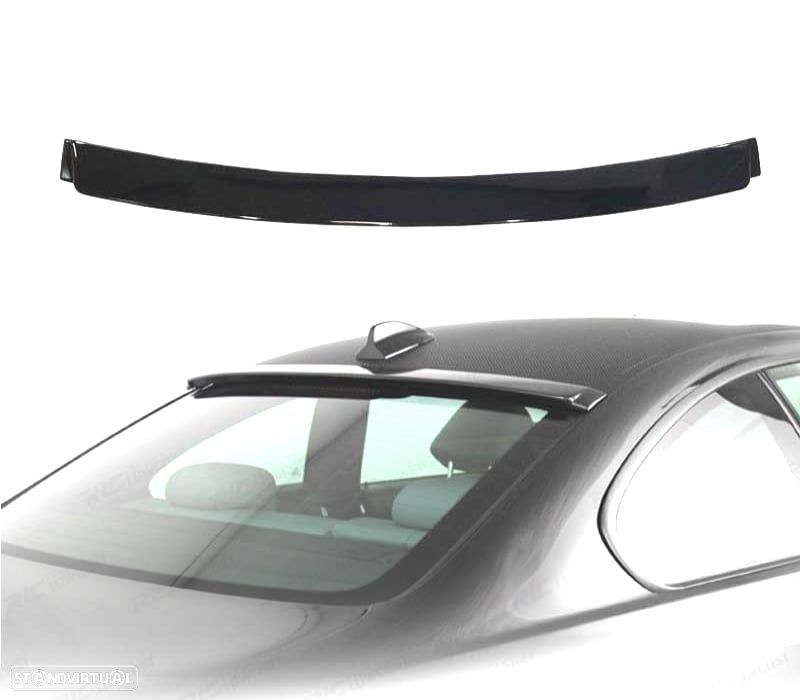 AILERON SPOILER VIDRO BMW E60 03-10 PRETO BRILHANTE - 1