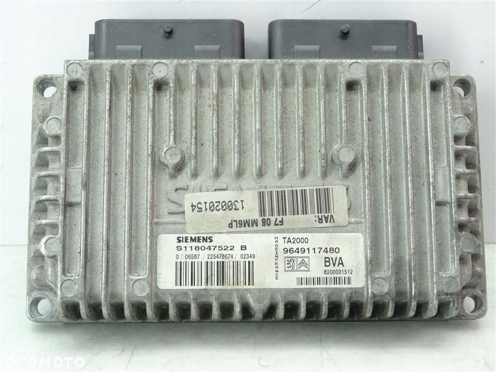 Zestaw odpalający startowy Citroen C5 I 2001-2008  2,0 BENZYNA ORYGINAŁ 9649117480 9647494880 - 15