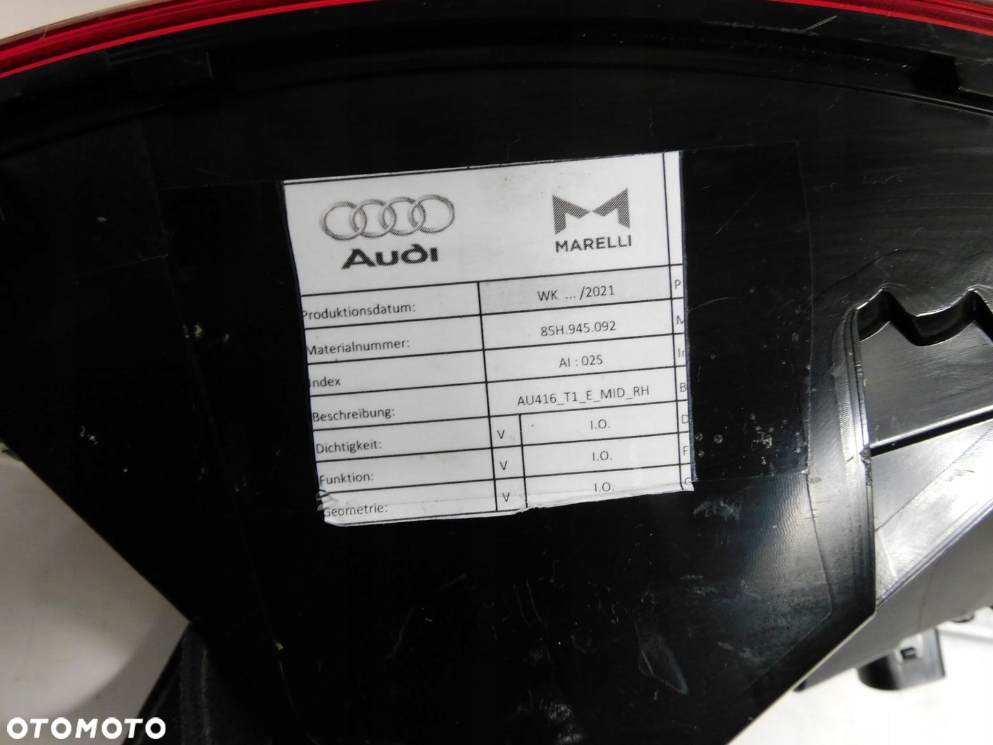 AUDI 85H LAMPTY TYŁ BLENAD KOMPLET MATRIX OLED - 14