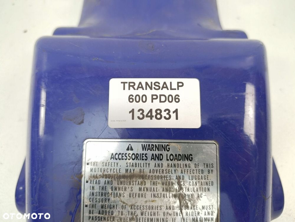 HONDA TRANSALP 600 PD06 OGON NADKOLE TYŁ - 6