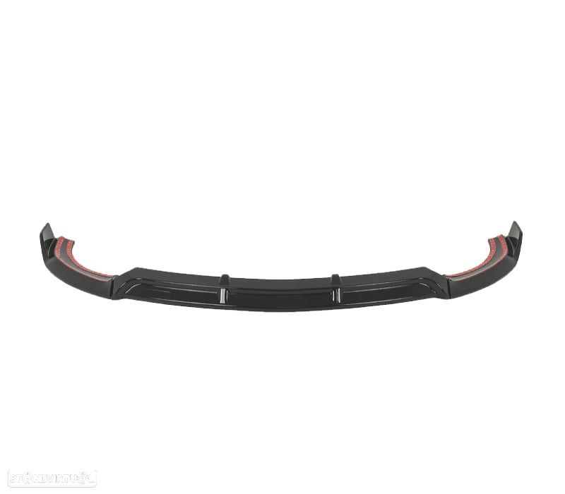 SPOILER FRONTAL MERCEDES CLASE E W213 16-20 LOOK SPORT PRETO BRILHANTE - 7
