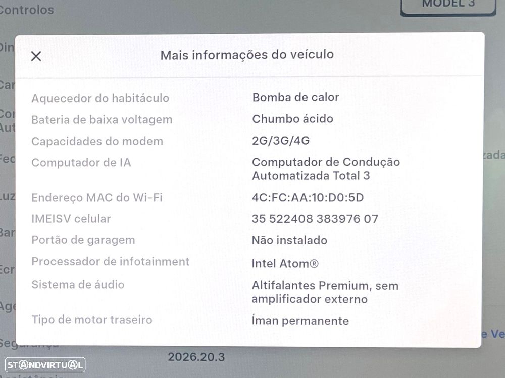 Tesla Model 3 Tração Traseira - 30